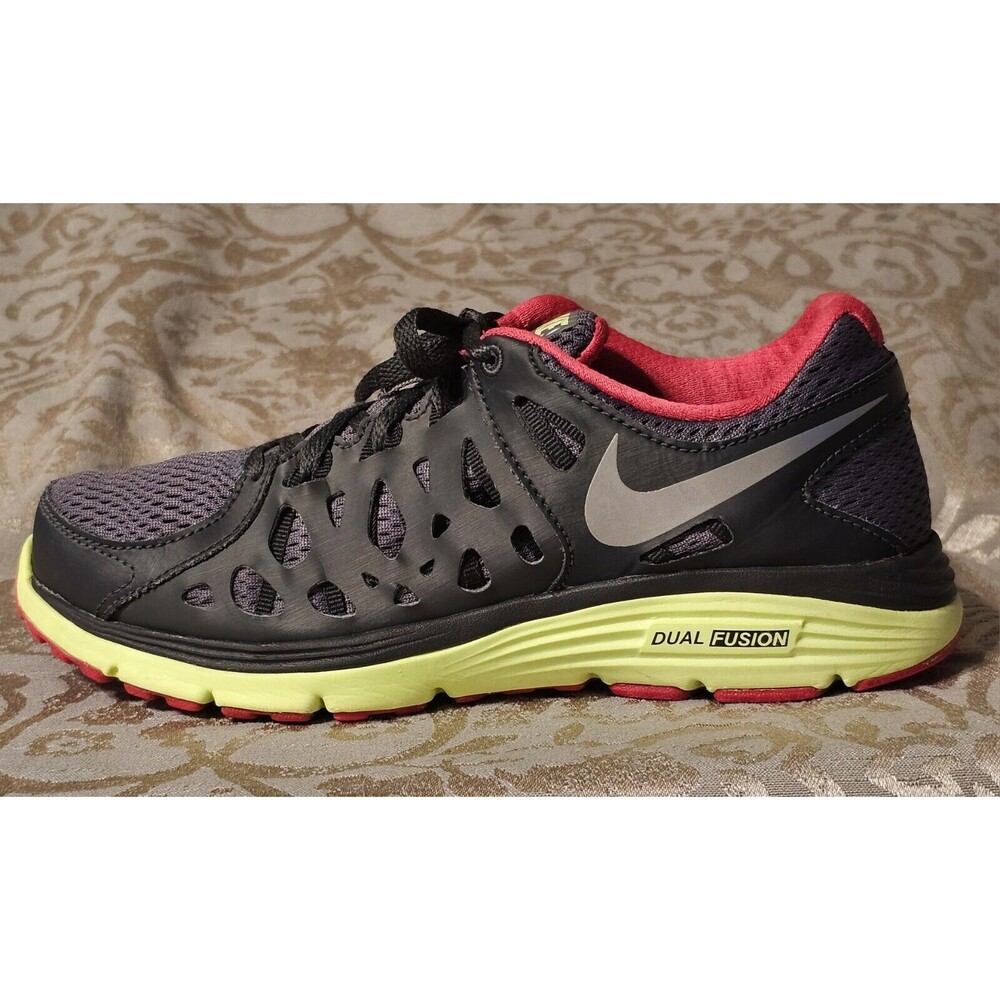 Nike Dual Fusion Run 2 Women's Gray Running Shoes Size 6.5